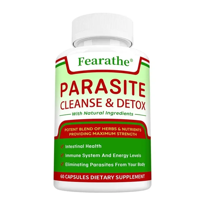 Parasite Cleanse - Bowel Cleansing Supplement Digestive Health Immune Health Parasite Removal Natural Gut Health