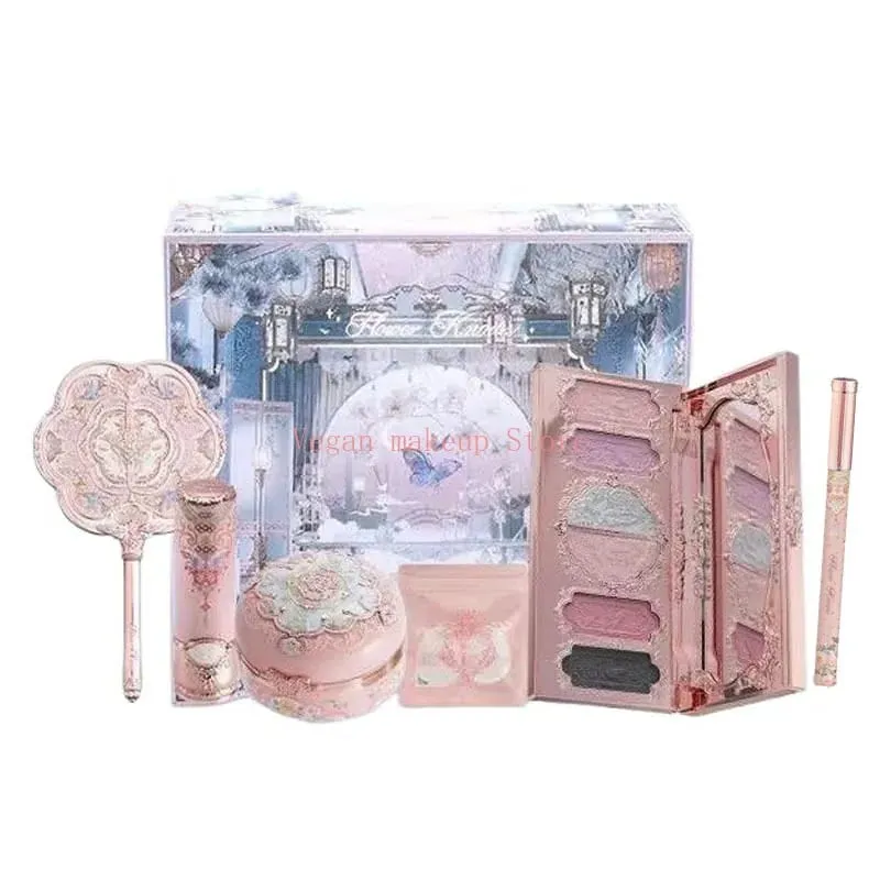 Flowerknows Butterfly Cloud Collar Collection Gift Set Makeup Kit Blush Lipstick Eyeshadow Palette All In One Box For Women — image 1