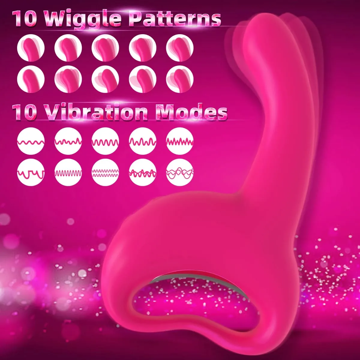 Finger Wiggling Vibrator Prostate Massager for Men Dual Motors Powerful Anal Vibrators Gay Climax Anus Stimulator Adult Sex Toys — image 3