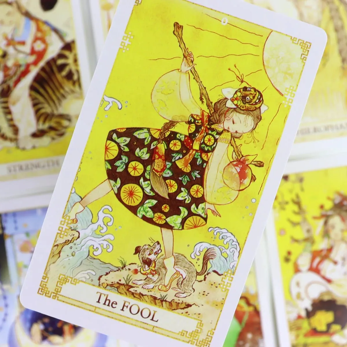 10.3*6cm Fantasy of Korea Tarot Deck 78 Pcs Tarot Cards Drawing Inspiration From Fairy Tales Legends and Folk Stories — image 5