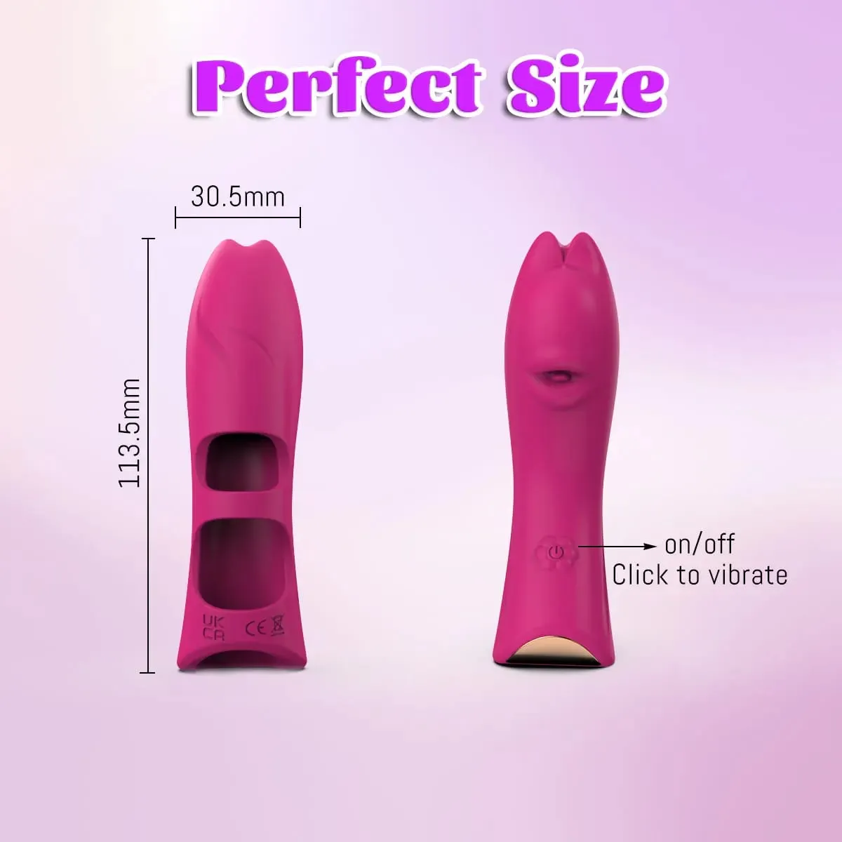 Finger Vibrator G-Spot Clitoral Nipple Stimulation Massage Vagina Anus Female Masturbator Lesbian Sex Toy