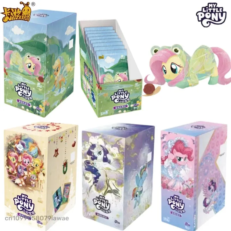 แท้ My Little Pony มิตรภาพ Forever Moon 12 11 10 Series การ์ดสะสม Fluttershy อะนิเมะสินค้าของขวัญ — image 1