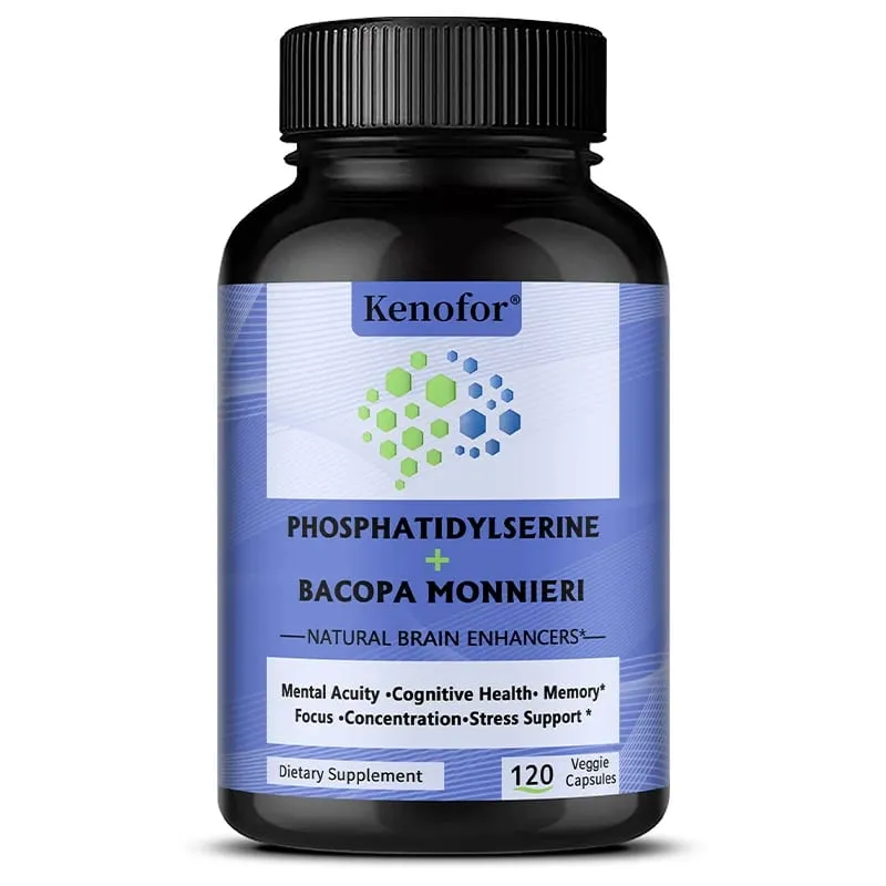 Phosphatidylserine Supplement with Bacopa Monnieri Brain Supplement Supports Healthy Thinking Memory Creativity