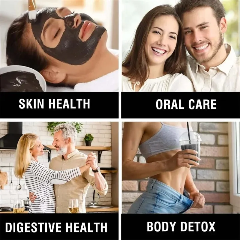 Activated Charcoal Capsules 1 200 Mg - Organic Coconut Shell Helps Relieve Gas & Bloating Detox & Bowel Digestive Supplement — image 4