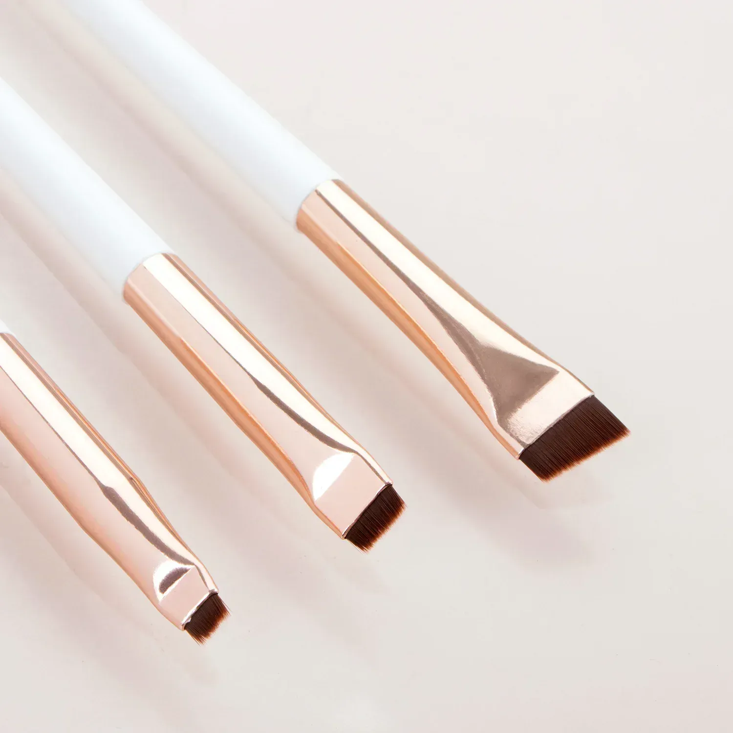 3pcs/set Blade Eyeliner Brush Eyebrow Brush Portable Flat Fine Eye Liner Brow Contour Makeup Brushes Cosmetic Beauty Makeup Tool — image 4
