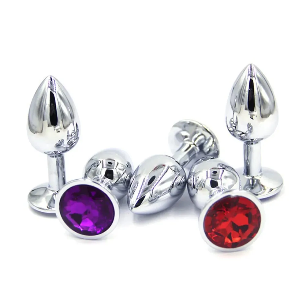 2025 Hot Metal Anal Plug Jewelry Base Beginner To Expert Butt Tail Plug Female Male G-Spot Anus Sex Toys for Couples Adult Games