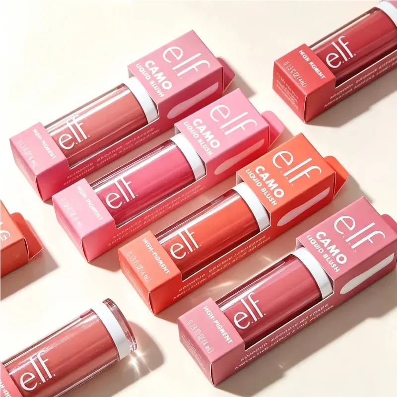 Bestseller Brands Elf Latest Style Multicolored Liquid Powder Blusher Highlight Contour Stick Long-Lasting Natural Cheek Rouge — image 2