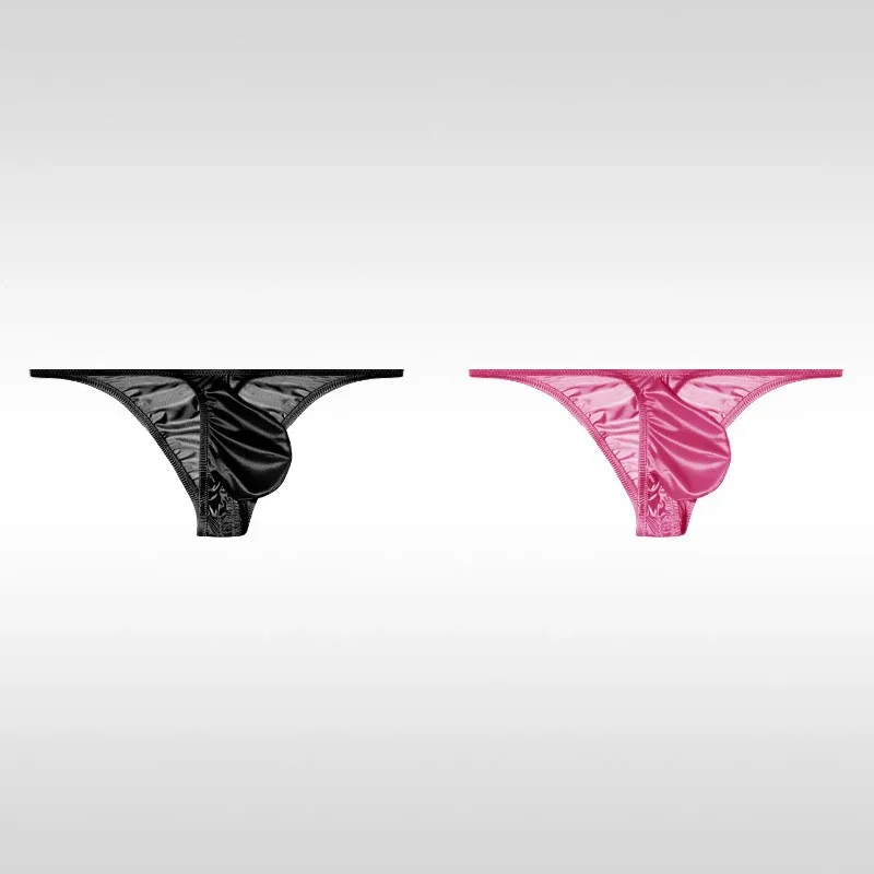 Men's Underwear Ice Silk Low Rise Sexy Bikini Briefs — image 35