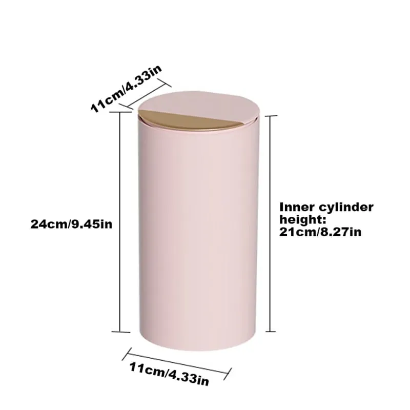 Cilindro de armazenamento de pincel de maquiagem, imprensa para abrir, elevador automático, tampa à prova de poeira, grande capacidade para lápis de sobrancelha e pincéis de maquiagem