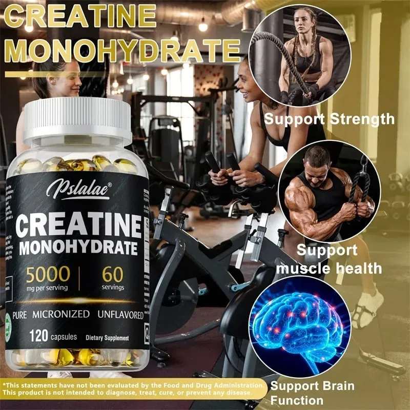 Creatine Monohydrate Capsule - Enhance Muscle Strength Relieve Fatigue Promote Energy Production and Improve Performance — image 4
