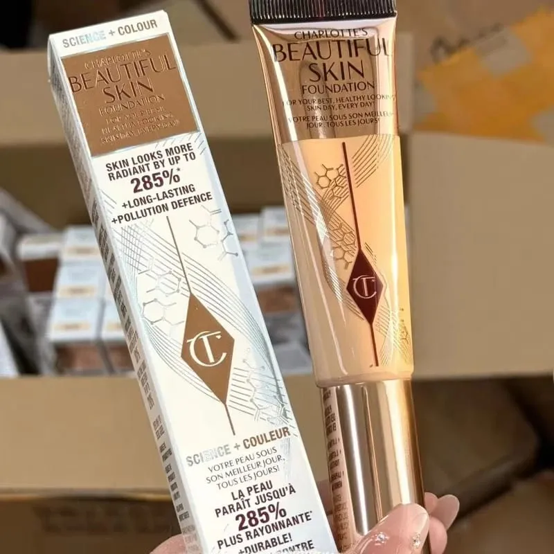 Charlotte Tilbury Hyaluronic Acid Foundation Hydrating Medium Coverage Natural Glow 16HR Wear Brightening Concealer Dark Circles — image 4