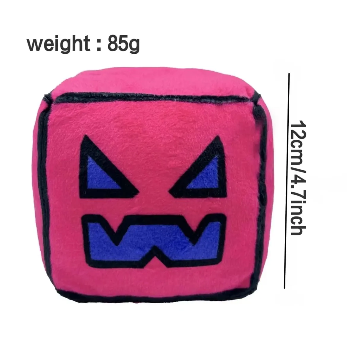 Geometry Plush Toy Cube Volume Wood Stuffed Animal Plushie Doll Toys for Kids and Gaming Fans Children's Day Birthday Gift