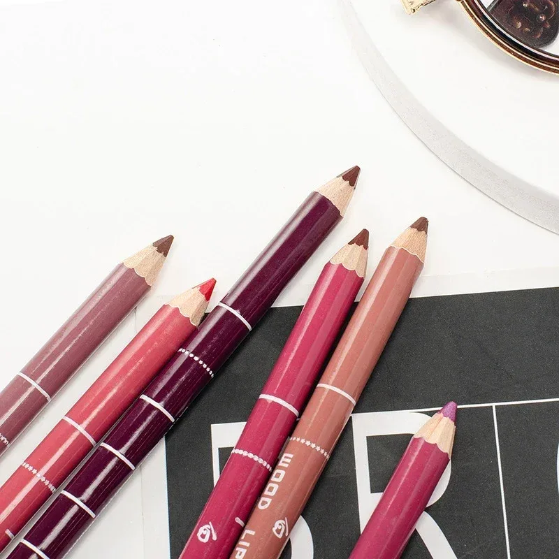 28Color Antifouling Lip Liner Professional Lipstick Pen Precise Waterproof Lip Outline Pencil Lip Makeup Lasting Eyeliner Creamy — image 2