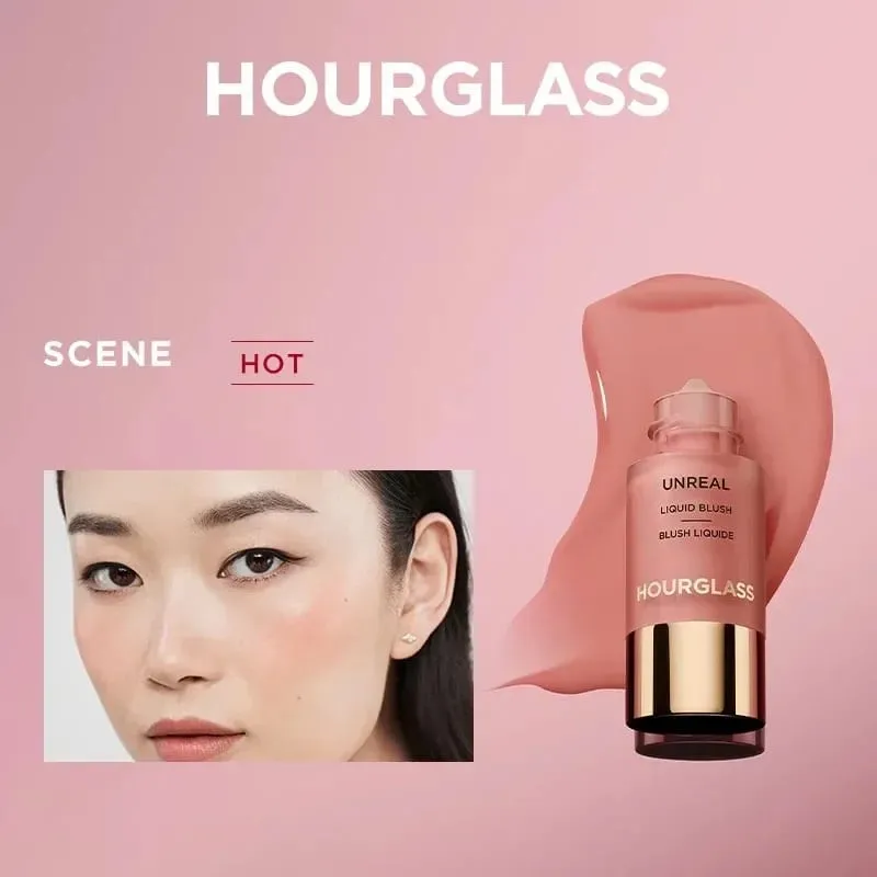 Hourglass Phantom Glossy Solid Lip Gloss Lipstick Anti-smudge Long-lasting Moisturization No Fading Natural Fresh Glow Makeup