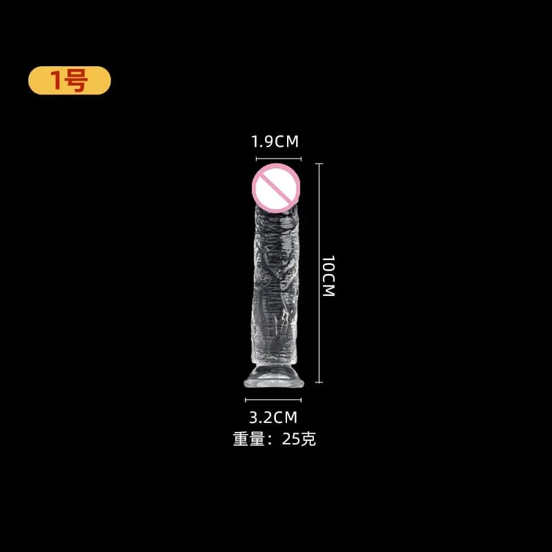 Realistické Dildo Jelly Přísavka na penis Dildo Big Dick Žena Masturbátor Klitorální Stimulátor Lesbické sexuální hračky pro ženy 7 velikostí