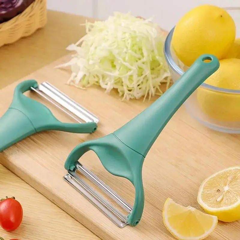 1PC Stainless Steel Peeler for Vegetables Fruits Wide Mouth Cabbage Grater Salad Potato Slicer Kitchen Cooking Accessories