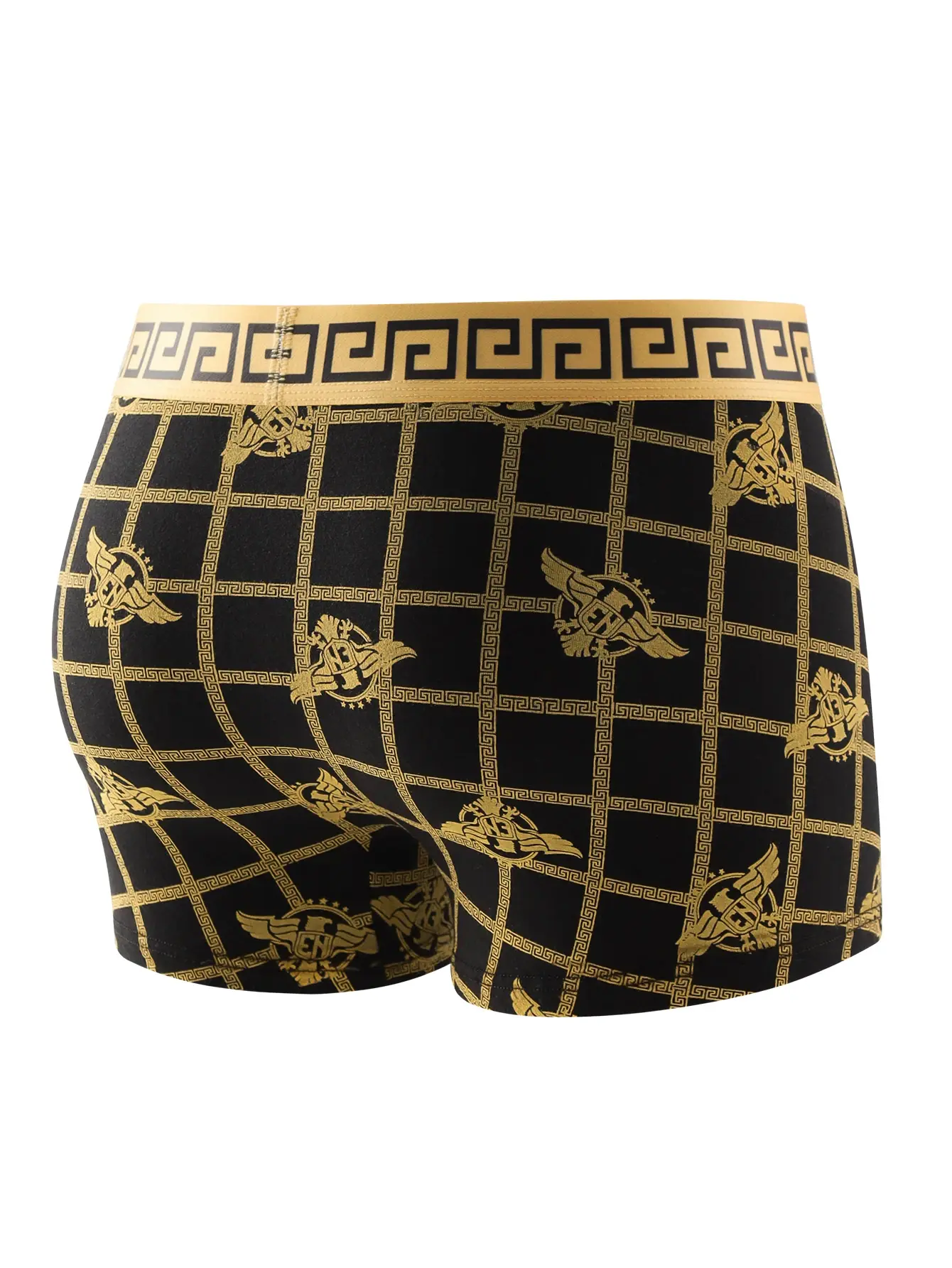 10 pieces of men's boxer briefs, black gold random soft, breathable, comfortable skin-friendly four seasons hot men's underwear — image 8