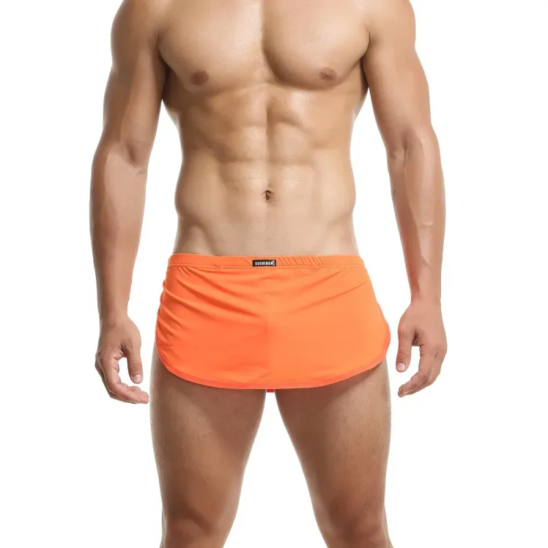 전면 및 후면 독립 투피스 실키 파자마 바지 도매 및 대외 무역 대리점 남성용 홈 속옷 — image 4