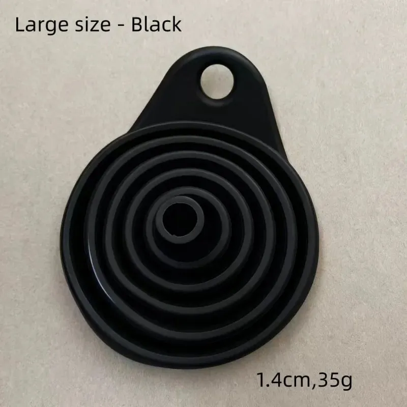 1/3/5/10 Chiếc S L Gấp Phễu Silicon Làm Đầy Chai Bếp Phễu Silicon Ốp Vật Dụng Nhà Bếp Dầu chất Độn — image 18