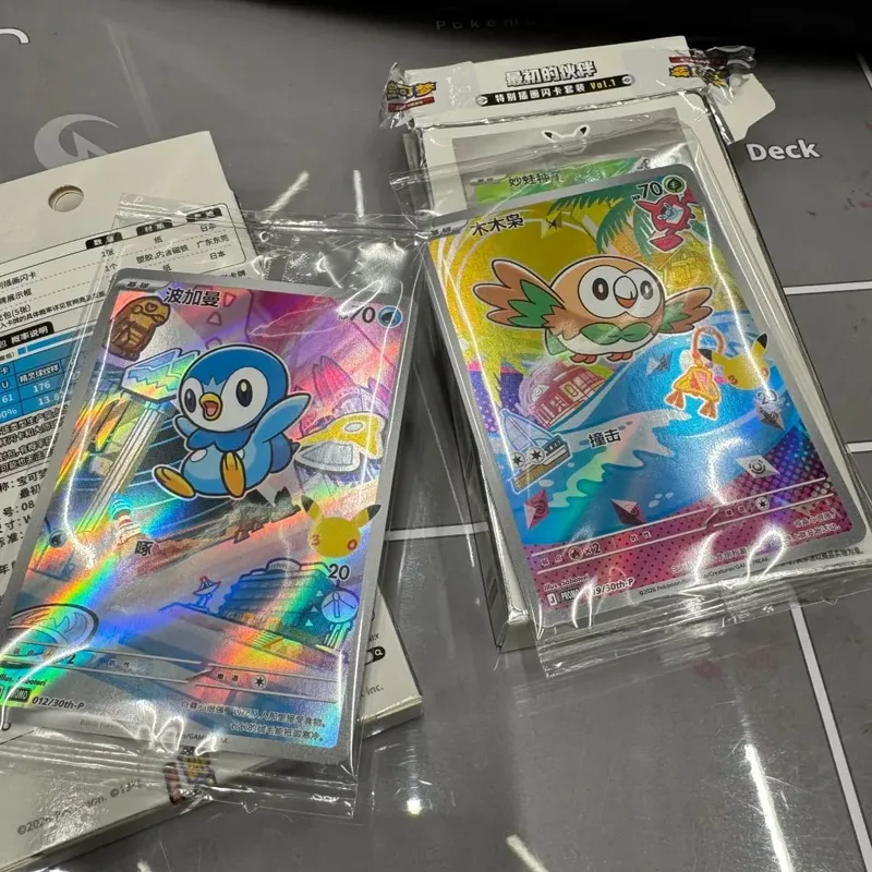 Hot 100% Official Pokemon 30th Anniversary Box Set Pinasimpleng Chinese PTCG Gem Pack Original Partners Special Illustration Card — image 3