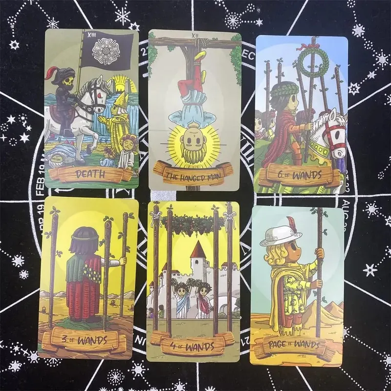 Smithtiny Tarot Cards Board Games for Divination Personal Use Tarot Deck Full English Version — image 5