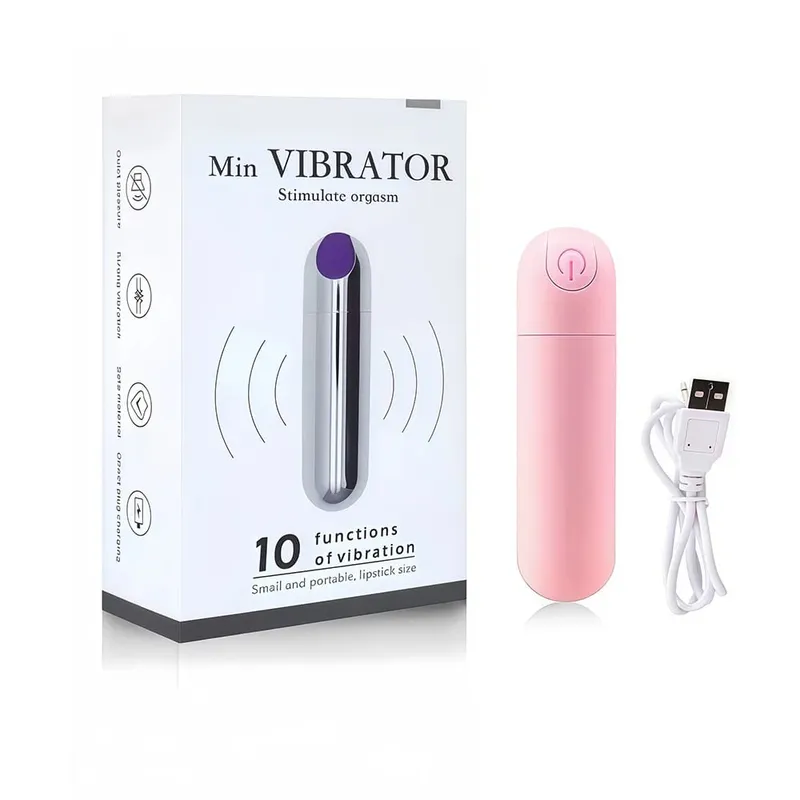 Penggetar G Spot Kuat untuk Wanita Stimulator Klitoris Peluru Mini Pemijat Vagina Sumbat Anal Mainan Seks Masturbasi Telur Bergetar