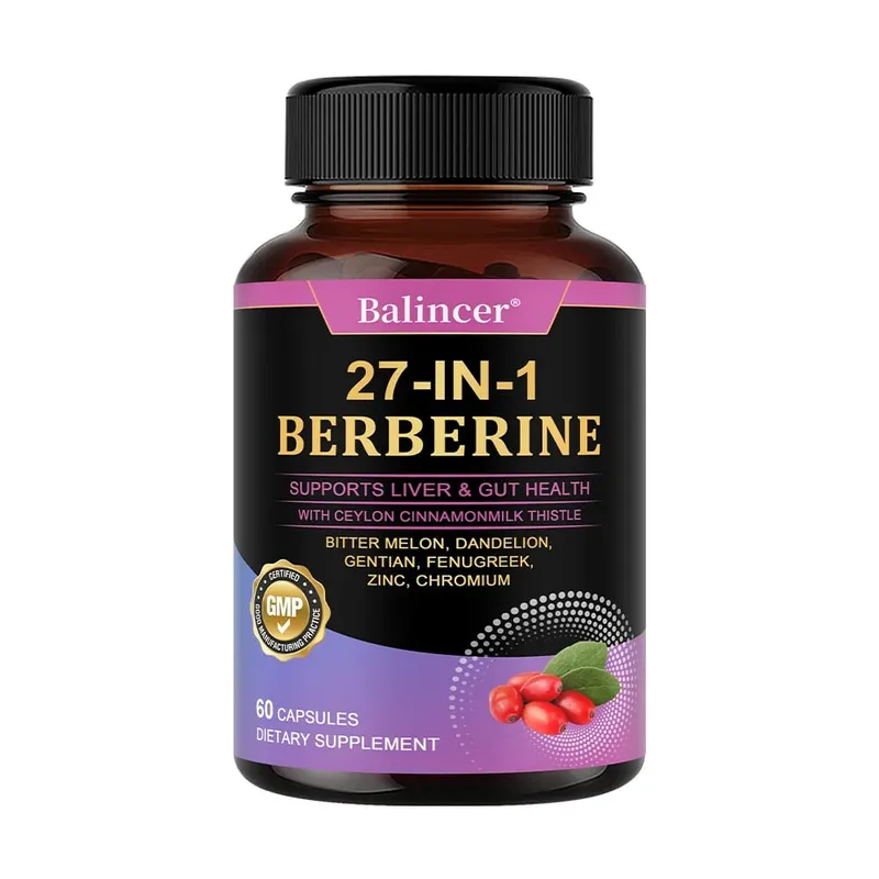 27-IN-1 Berberine Capsules - Contains Ceylon Cinnamon Milk Thistle - Supports Heart Health Immune System Liver & Gut Health — image 8