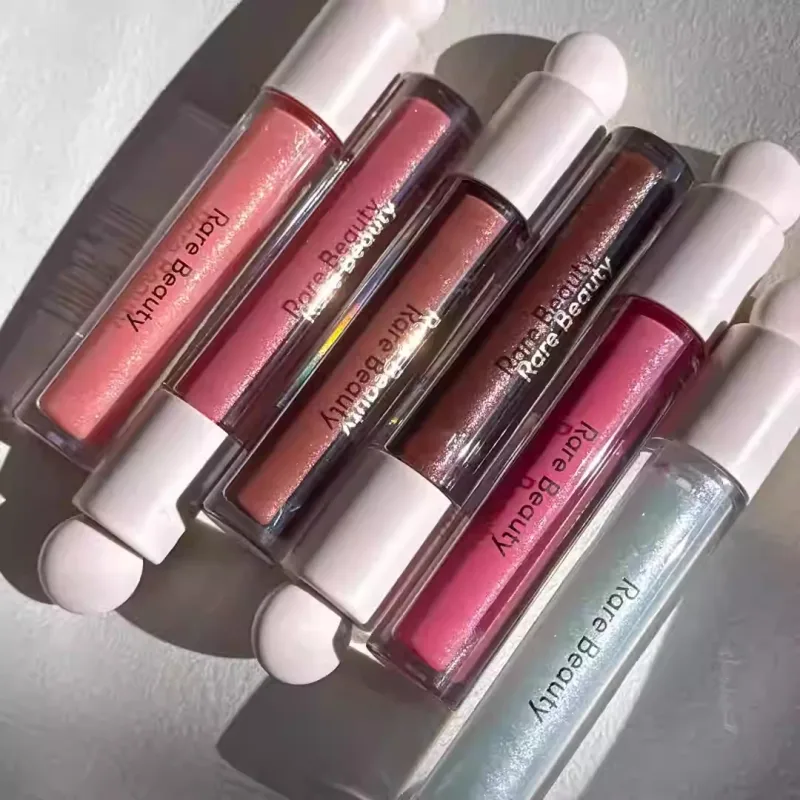 Rare Beauty Lip Gloss Waterproof Non-Stick Cup Lip Glaze Beam Smudge Proof Not Fade Matte Mashed Potato Bliss Happy Joy Blusher — image 6