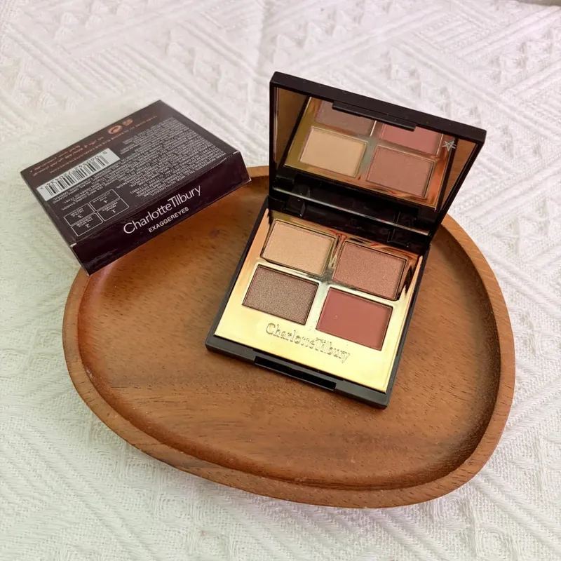 Charlotte Tilbury 4Pan Velvet&9Pan Silk Shimmer Eyeshadow&Cream Blush Dewy Long Lasting Buildable Blendable Natural Glow Makeup — image 11