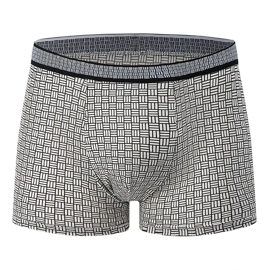 Boxer décontracté à motifs colorés pour hommes, sous-vêtements amples et confortables, surdimensionnés, taille élastique, 4/5 pièces