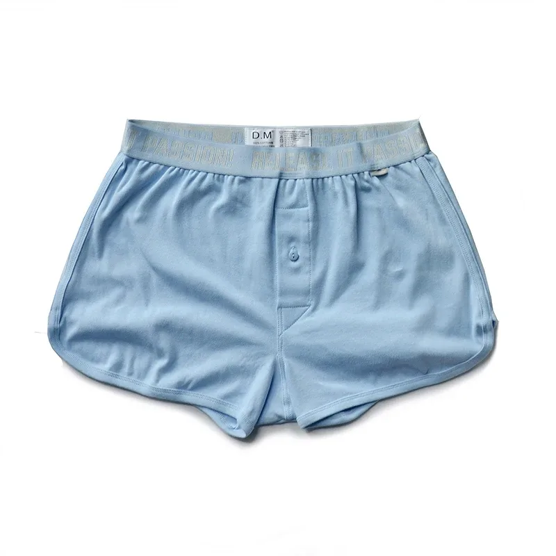 Man's Underwear Panties Men's Shorts Cotton Underwear Boxers Solid Loose Cuecas Masculinas Home Boxershorts Ropa Interior Hombre — image 25
