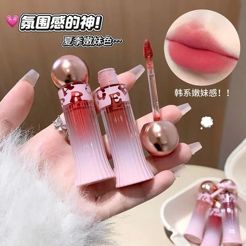 3 Color Matte Lip Gloss Set Moisturizes Long Lasts Water Proofs Sweat Proofs Non Transfer Liquid Lipstick 1box — image 3
