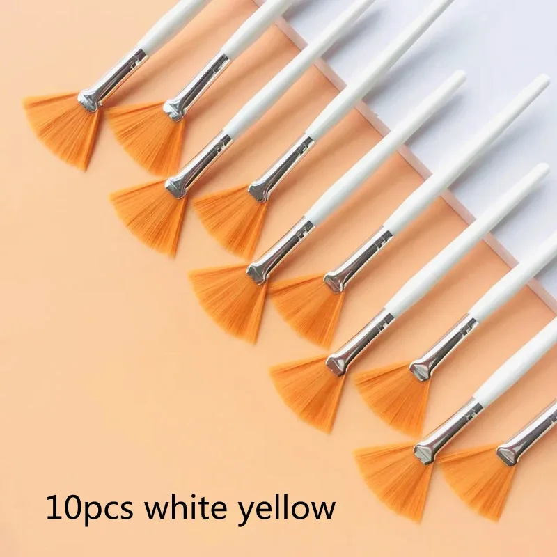 10/20/50pcs Fan Shape Facial Mask Brush Multifunctional Makeup Brushes Essential Oil Women Facial Body Beauty Makeup Tools Brush — image 8