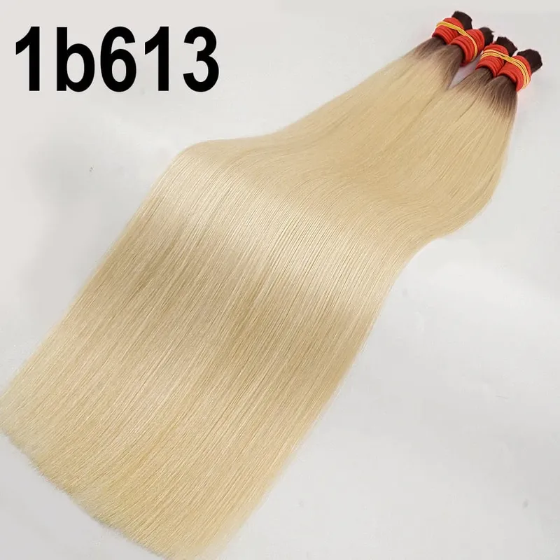 Extensiones de cabello humano 100% Real sin trama, cabello humano Remy a granel, cabello indio virgen negro Natural sin procesar, trenzado para mujeres — image 14