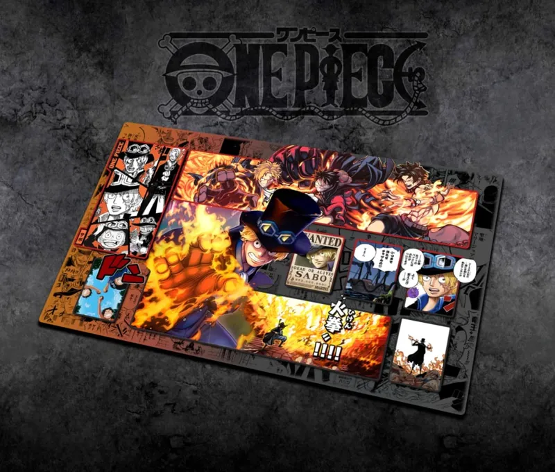 60*35cm Anime One Piece OPCG GAME Card PlayMat Comic Series New Four Emperors Teach Shankusu Buggy Luffy Chopper Collection Toys