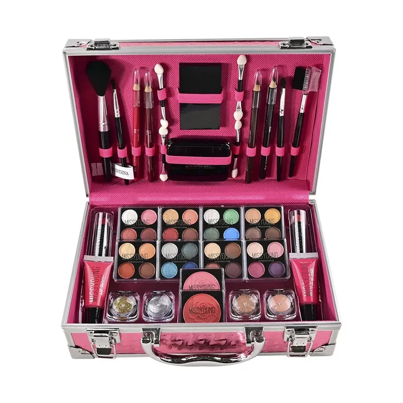 56Pcs Makeup Starter Kit Professional Makeup Set With Makeup Case Holiday Beauty Gift Set Starter Cosmetics Full Kits For Women — image 5