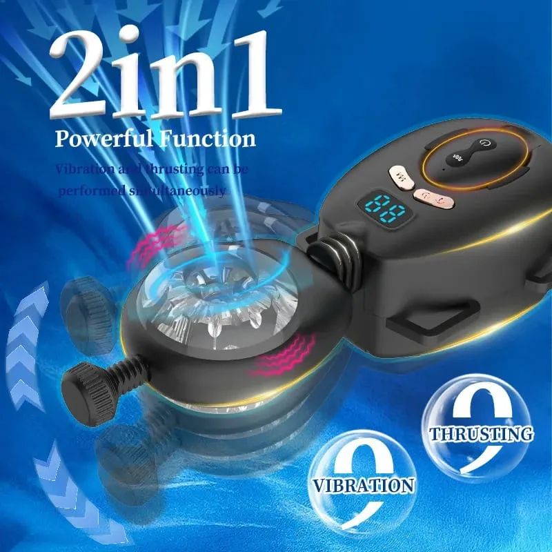 Mens Wearable Automatic Masturbator 9 Mode Remote Hands-free Penis Vibrator Trainer Dicks Glans Massage Stimulator Adult Sex Toy — image 2