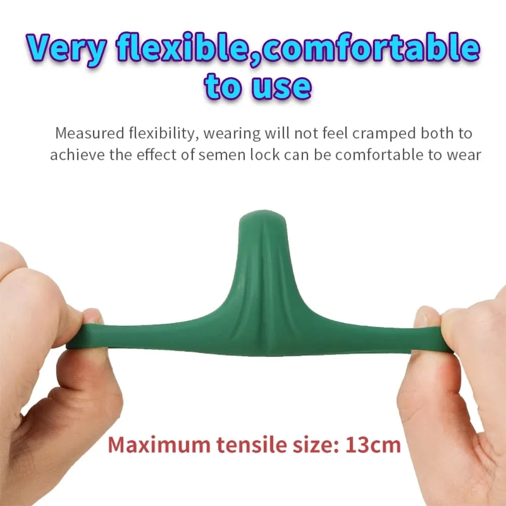 Nam Dương Vật Vòng Silicone Gà Trống Nhẫn Nam Khóa Xuất Tinh Bìu Dái Bóng Miếng Dán Anillo Hombre Cockring Đồ Chơi Tình Dục Cho Nam — image 3