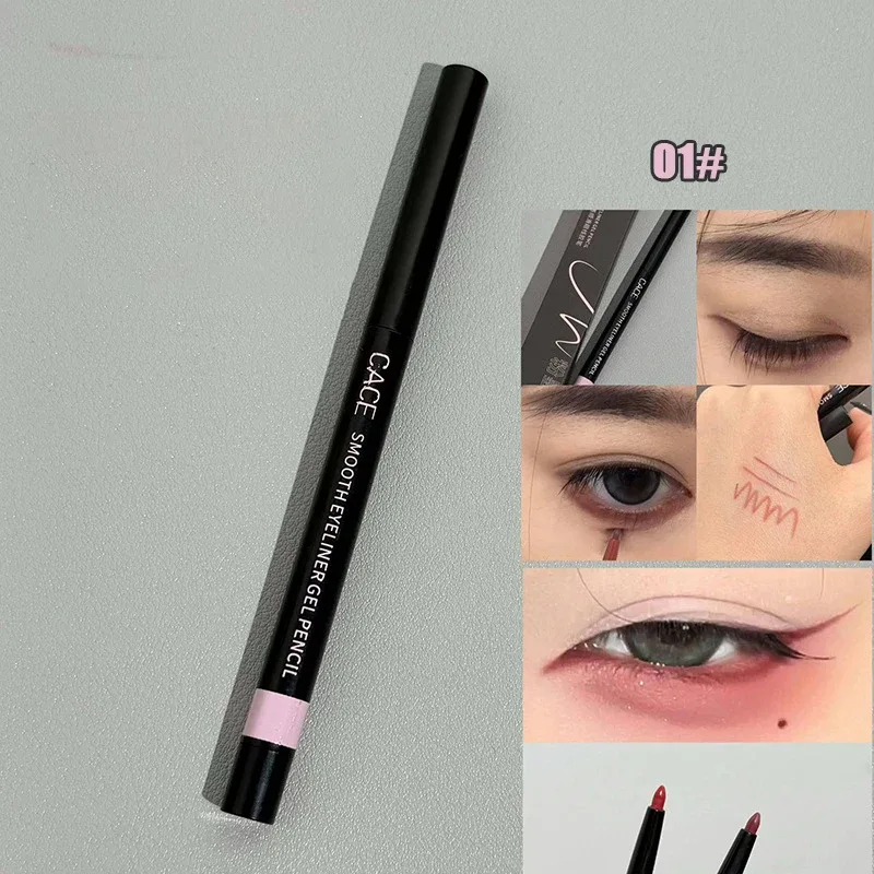 Wine Red Brown Eyeliner Gel Pencil Waterproof Long-lasting Ultra-Fine Matte Brown Eye Liner Pen Easy Wear Eyes Makeup Cosmetics — image 9