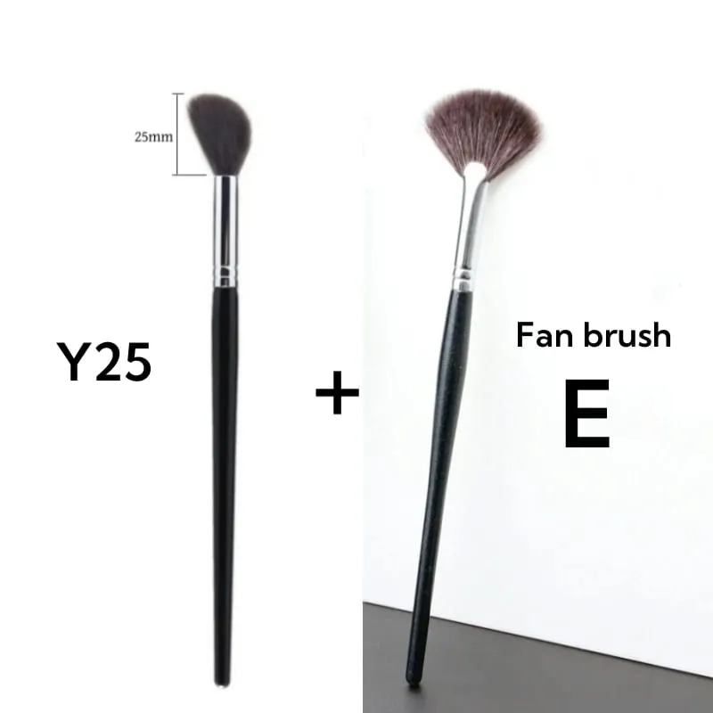 Highlighter Makeup Brushes Blush Angled Face Natural Goat Hair High Quality Blending Powder Make Up Brush — image 17