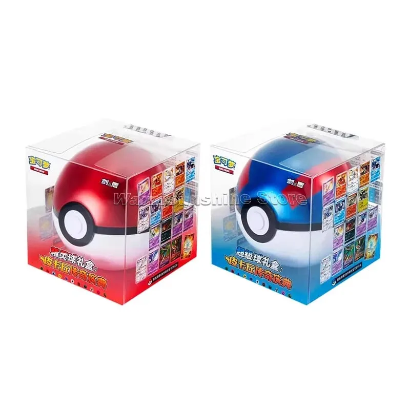 Poke Ball Master Balls Premium Ball Gift Box Pokemon Cards PTCG Simplified Chinese Original Pack Children Birthday Christmas Toy — image 4