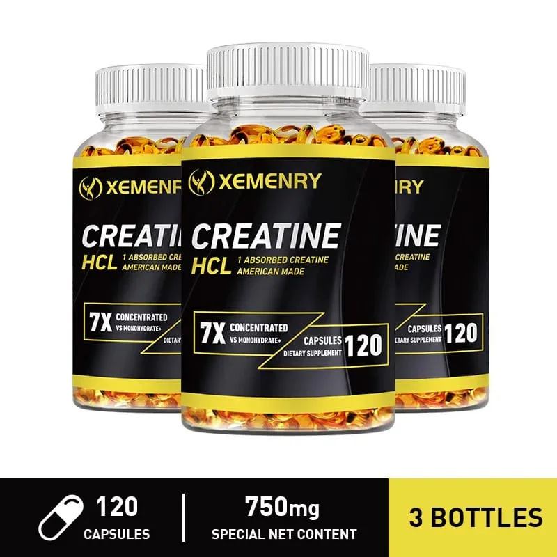 Creatine HCl - Boosts Energy Endurance and Muscle Mass for Improved Athletic Performance — image 11
