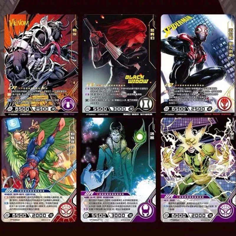 Carta        originale          Heroes Duel Card Versione competitiva Iron Man Thor Captain CR America Collezione di carte Giocattoli