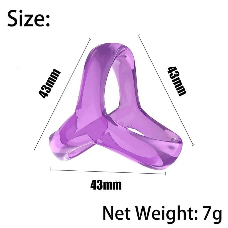 Male Penis Rings Reusable Silicone Semen Lock Ring Stronger Erection Cock Ring Dick Cock Ring Sexy Sex Toys For Men Adult Toys — image 4