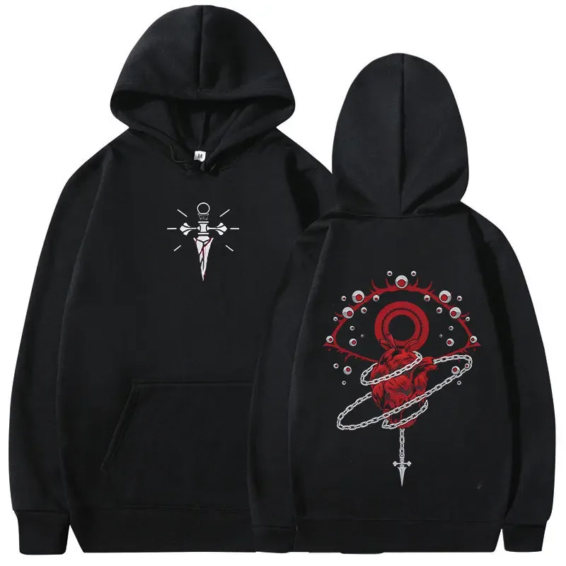 Anime Hunter X Hunter Hoodies Kurapika Phantom Troupe Hooded Sweatshirts Men's Women Clothing Oversized Pullovers Streetwear