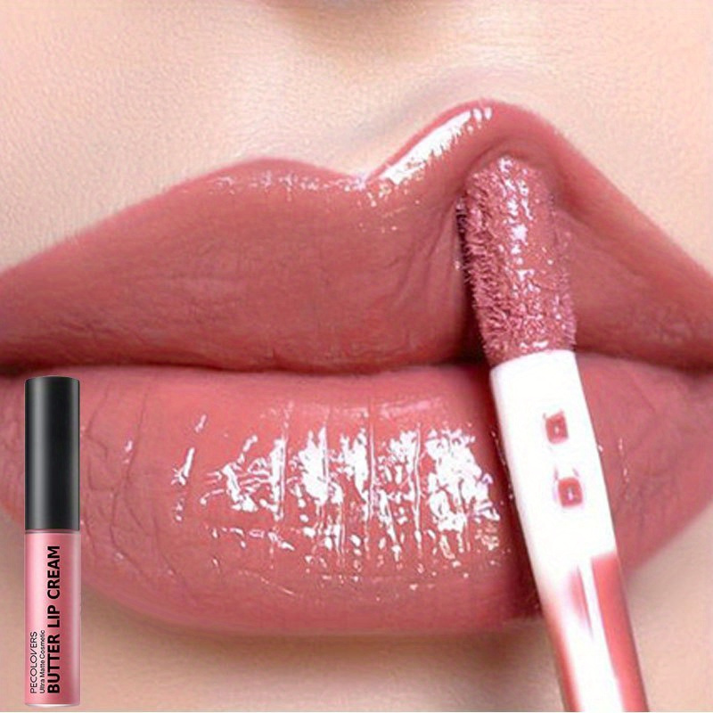 Nude Lip Gloss Waterproof Matte Liquid Lipstick Long Lasting Non Sticky Cup Red Velvet Lip Tint Makeup Cosmetics — image 3