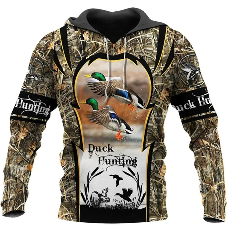 Beautiful Duck Hunting 3D Printed Unisex Hoodie Sweatshirt Man Pullover Casual Tracksuit Sudadera Sweatshirts y2k men clothing — image 8