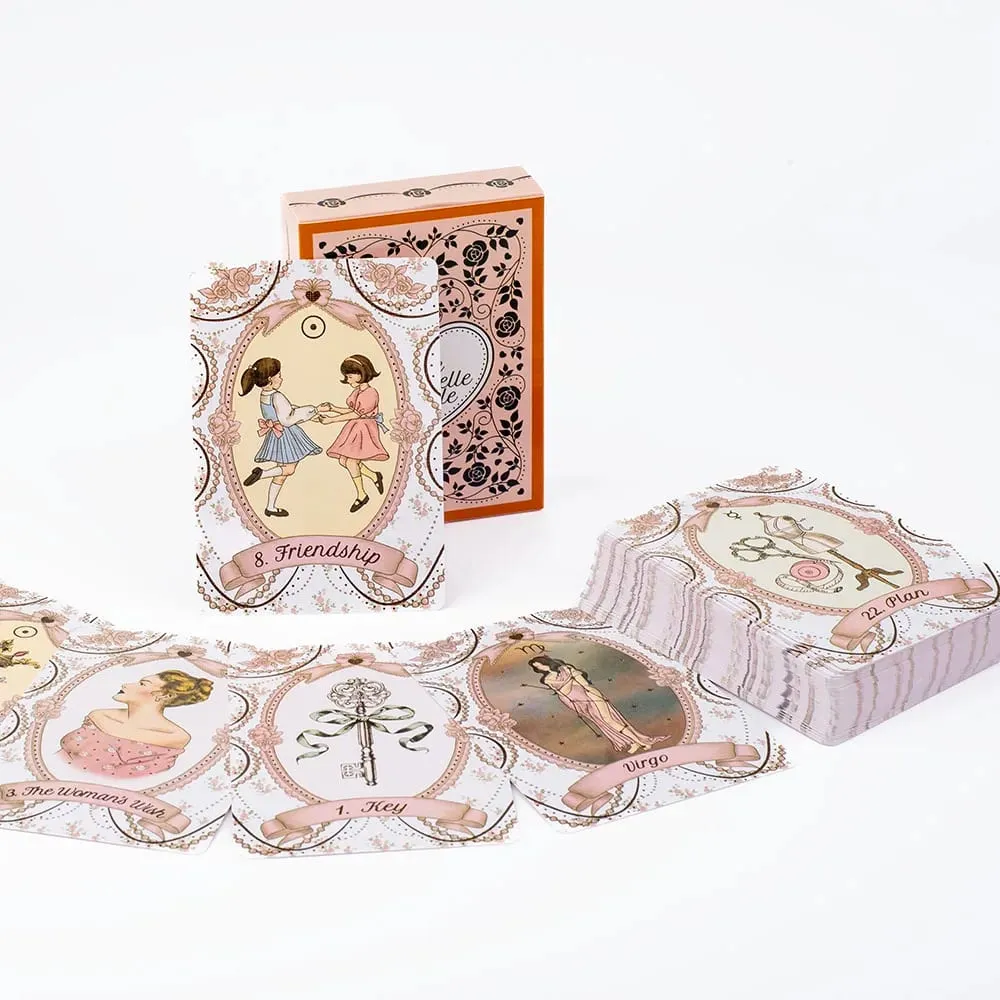 The Rosebelle Oracle cards A 65 Cards English Version Tarot Deck Divination Party Divination Edition Deck Board Playing Games — image 2