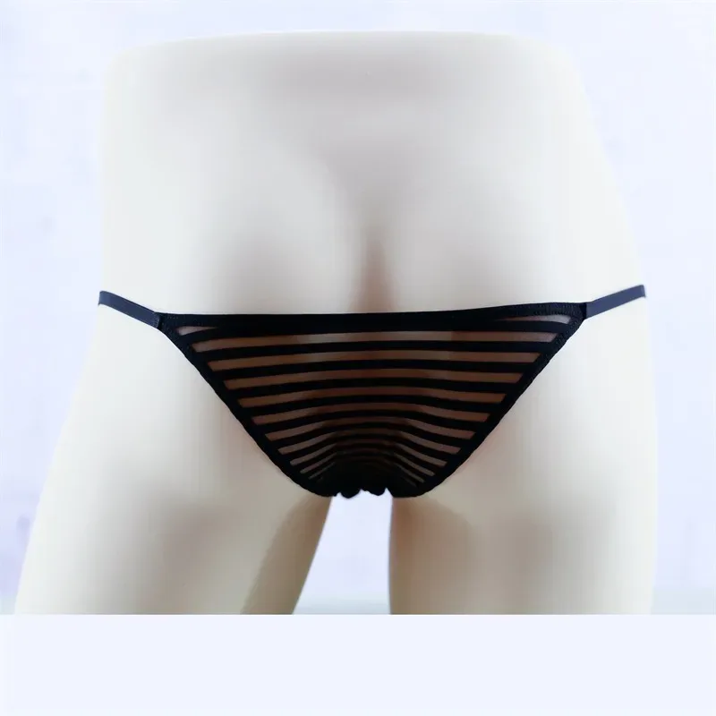 Men's Underwear Ultra Low Waisted Mini Panties Triangle Panties Ultra Thin & Silky Briefs