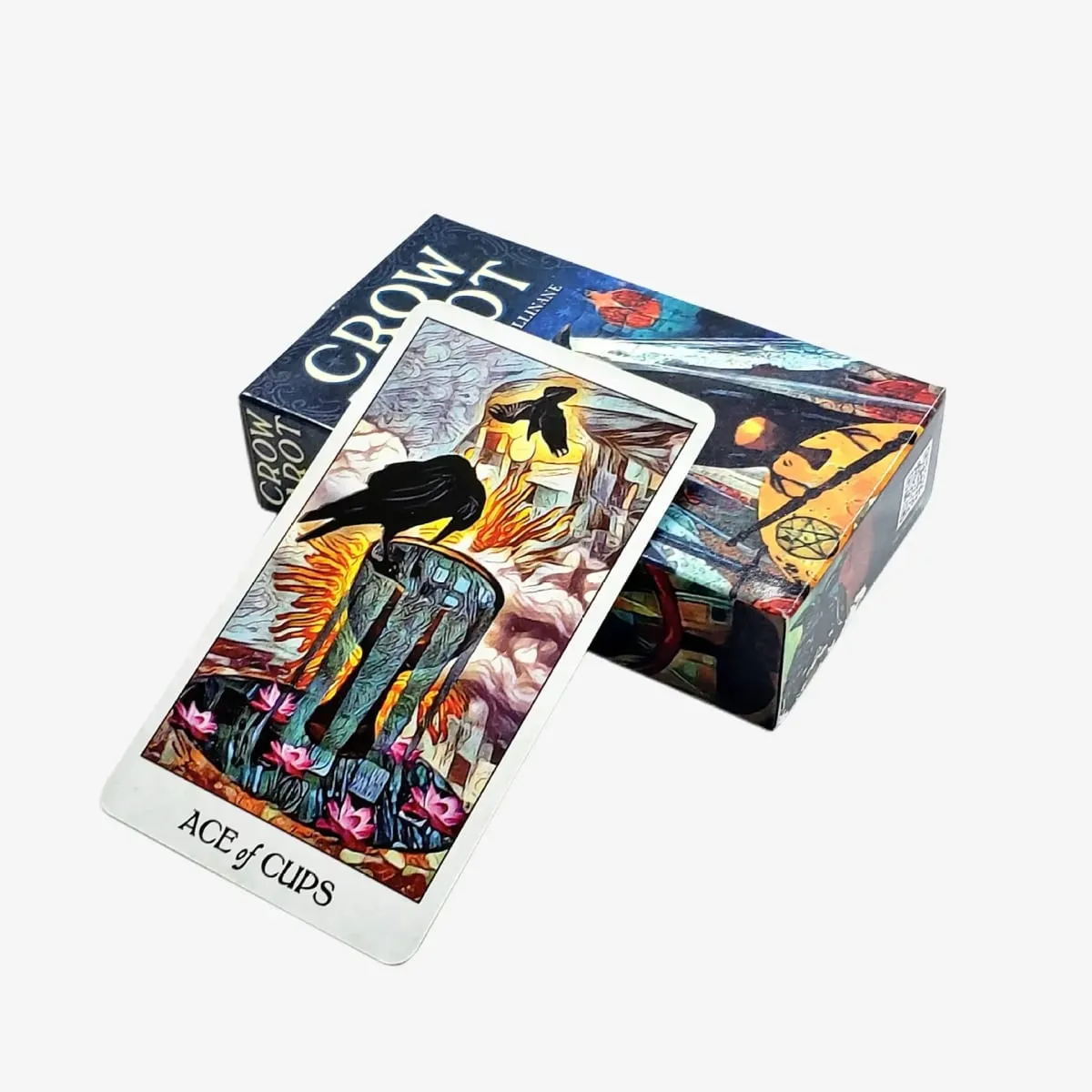NEW Crow tarot cardsn A 78 Tarot Deck English version Divinatio fate Oracle Card Board Game for Adult with PDF Guidance — image 5